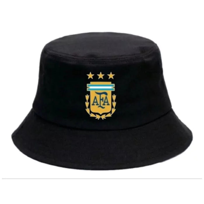 Unisex Piluso AFA Three Stars Gabardine Hat - 58 cm - Black