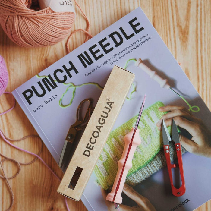 Monoblock | Creative Stitching: Book by Caro Bello - Mastering Punch Needle Artistry | Spanish