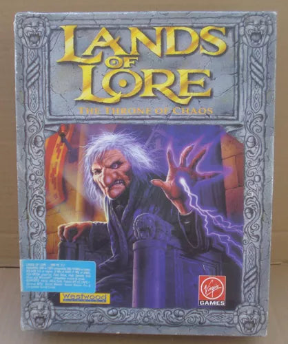 Westwood Lands of Lore PC Game Original Big Box - Vintage 1993 Collectible