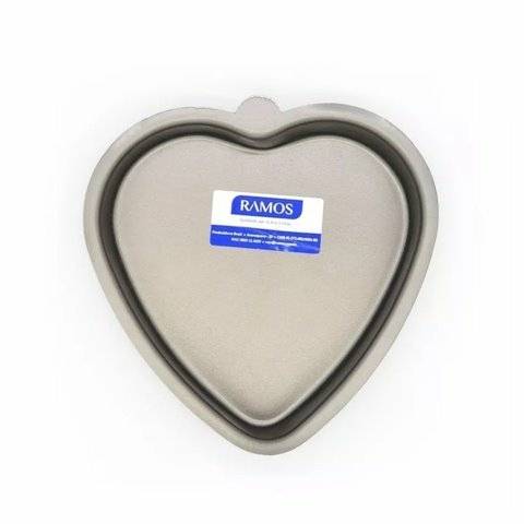 Ramos Non-Stick Metal Heart-Shaped Non-Stick Teflon Mold N°3 For Cakes Or Desserts