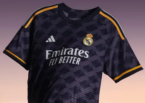 Adidas | Camiseta de Fútbol Original Real Madrid 23/24 Away Jersey - Authentic Soccer Shirt for Fans & Players