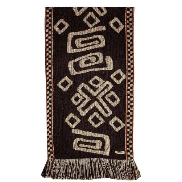 Rectangle Table Runner Chocolate Color African Designs Luxury Table Runner Camino de Mesa Afro Chocolate