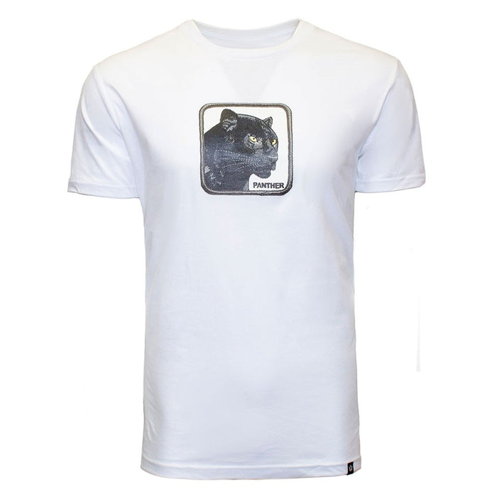 Goorin 'Feline Good' White Tee, Animal Collection - Urban Style Rooster Shirt for Fashionistas & Streetwear Aficionados