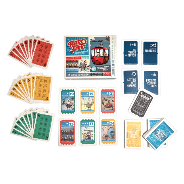 Maldón | Family Retro Park: Board Game - Classic Fun for All Ages