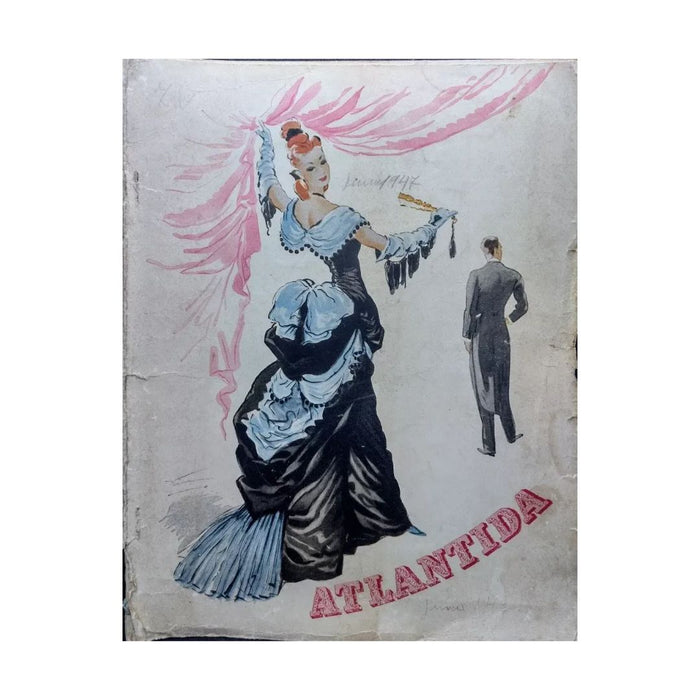 Revista Coleccionable Atlántida Magazine Collectible from the 40s With Loose Lid
