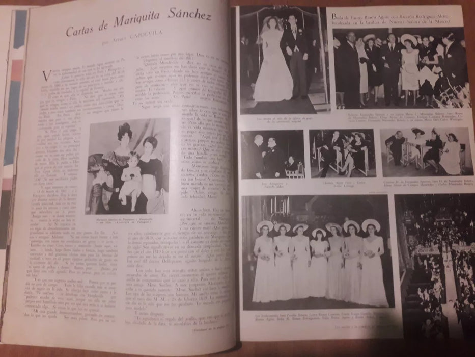 Revista Coleccionable Atlántida Magazine Collectible From The 40s, Mariquita Sanchez 1948