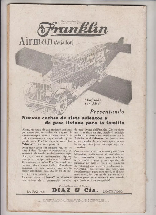 Revista Mundo Uruguayo Magazine Jose Nasazzi Magazine Cover With Signature, 1928