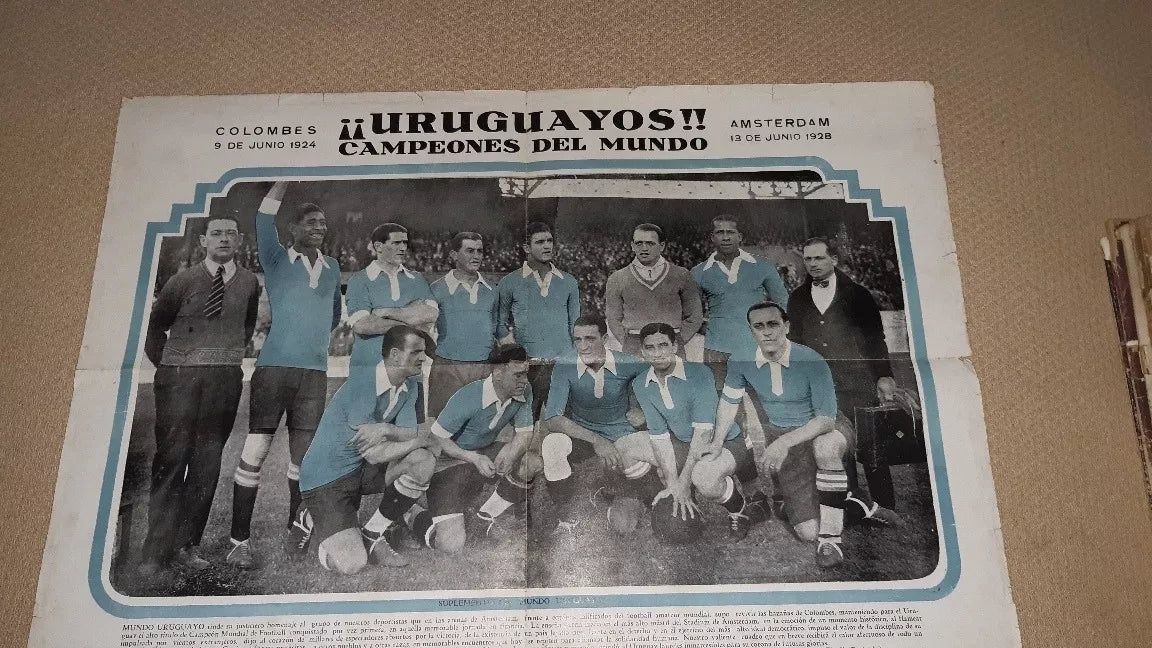Revista Mundo Uruguayo Magazine Uruguay World Champion Amsterdam, 1928