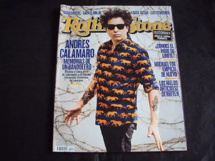 Rolling Stone Magazine Andres Calamaro Memorias De Un Bandolero Edited by La Nación, October 2013