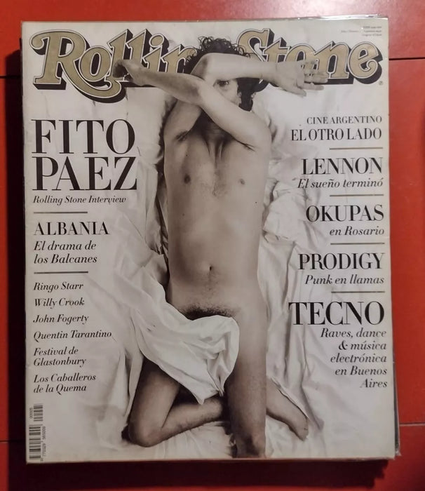 Rolling Stone Magazine Fito Paez, Lennon & Okupas Edited by La Nación 1998