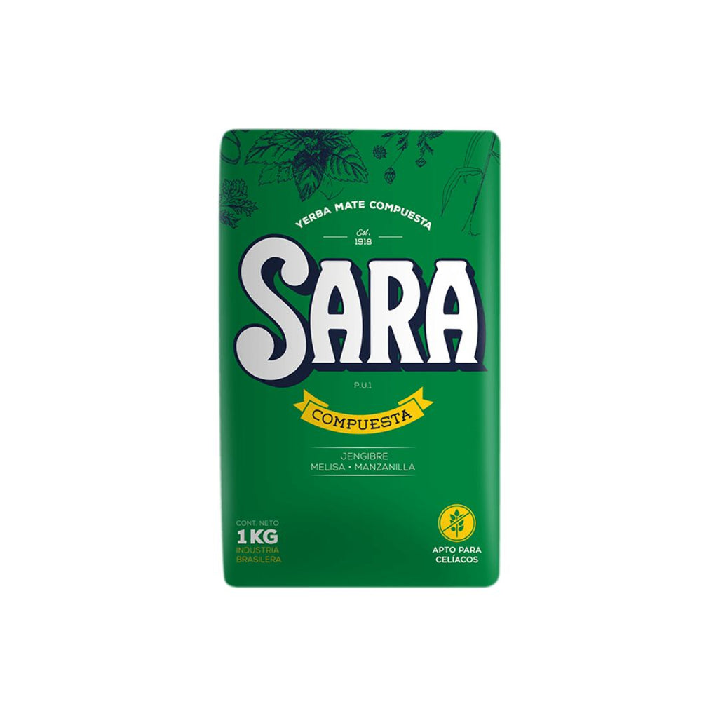 Sara Yerba Mate Compuesta With Herbs & Digestive Properties, 1 Kg / 2. —  Latinafy