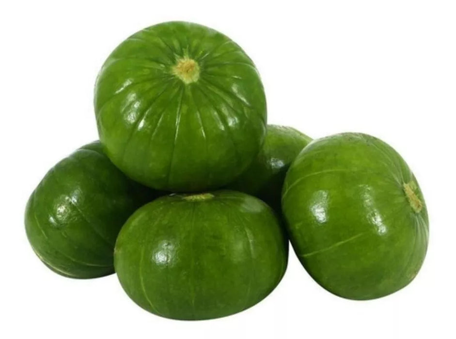 Semillas Orgánicas de Zapallito Verde Organic Round Squash Seeds Natural Green Trunk Vegetable, 30 g / 1.05 oz