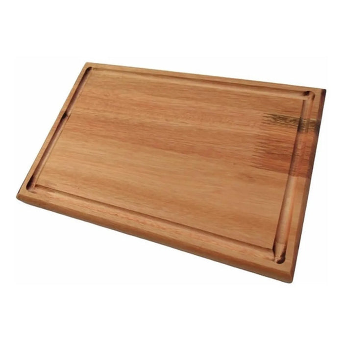 Tabla Plato de Eucalipto Con Ranura Eucalyptus Wooden Plate Perfect Cutting Board, 28.5 cm x 20 cm / 11.3" x 7.8"