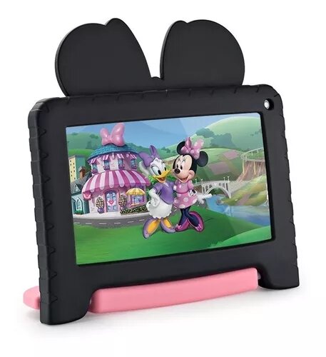 Multilaser Kids Minnie 7" Tablet 32GB Black/Pink - 2GB RAM