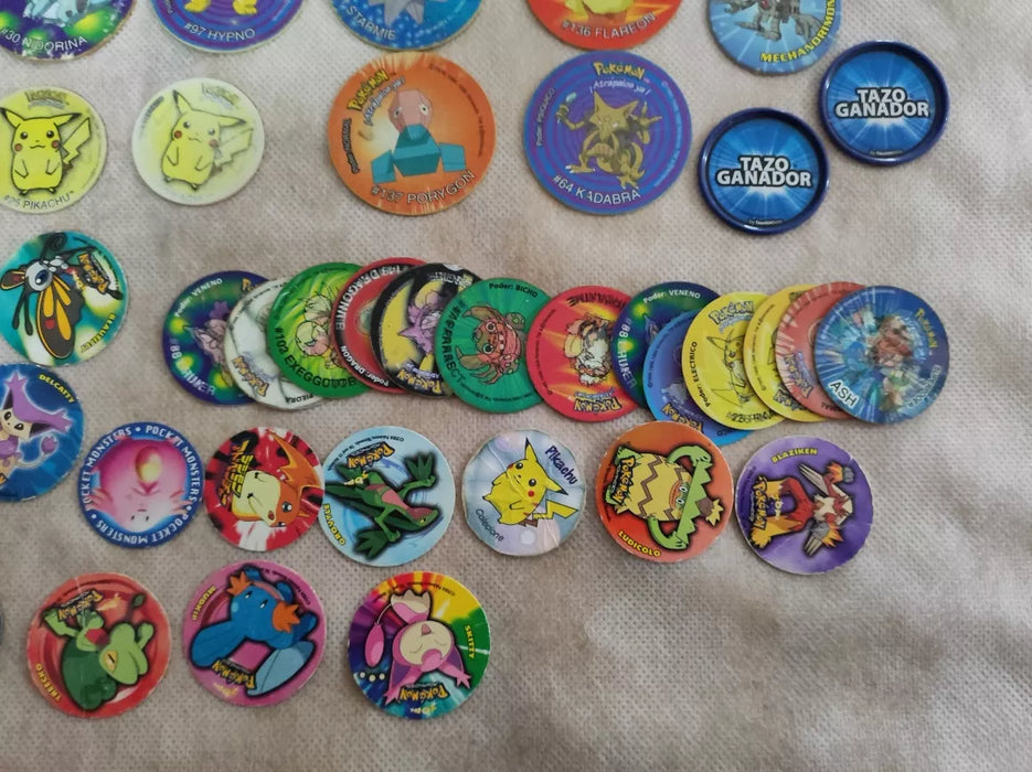 Lot of Pepsico Mugs of Pokemon and Digimon From Different Collections