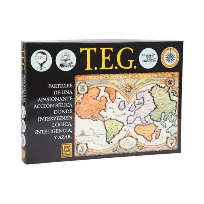T.E.G Plan Táctico Y Estratégico De La Guerra Juego De Mesa Classic Argentinian Strategy War Board Game By YETEM (Spanish)