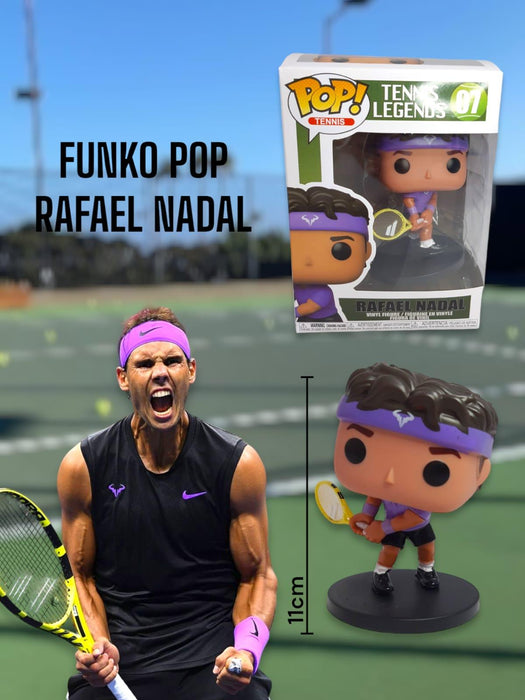 Pop Doll Rafael Rafa Nadal Doll - Grand Slam Olympic Tennis Legend Similar to Funko Pop