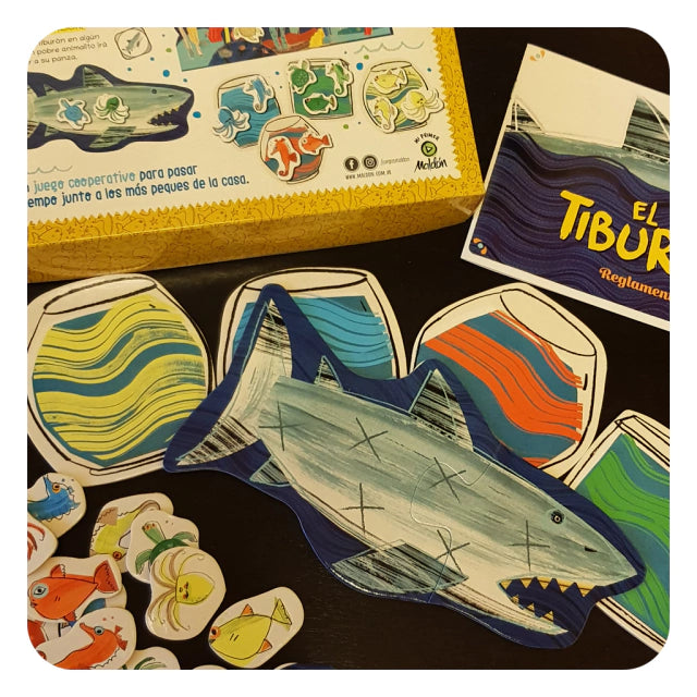 Maldón | Shark Adventure Board Game for Kids - Exciting Cooperative Play