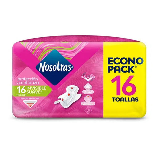 Nosotras Invisible Feminine Pads Soft Protection & Confidence