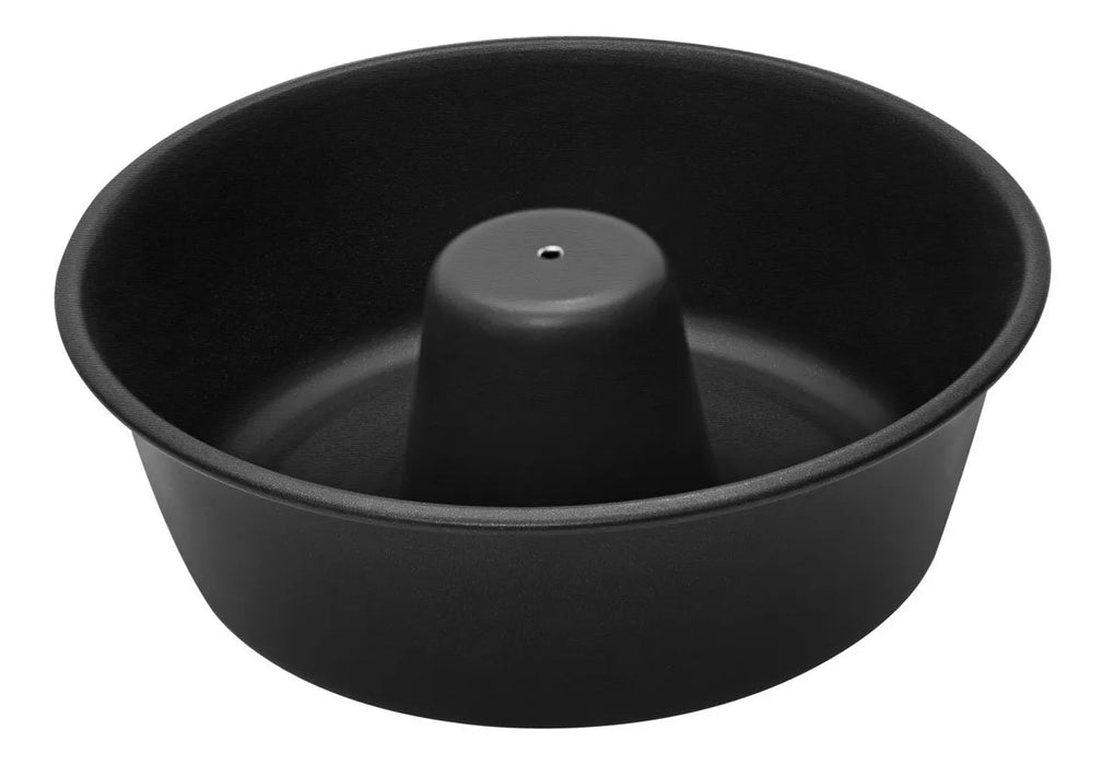 Tramontina Round Flanera Aluminum Oven Baking Dish With Teflon Non-Stick Coating Ideal For Making Flan And Pudding Made In Brazil, 24 cm / 9.44" diam