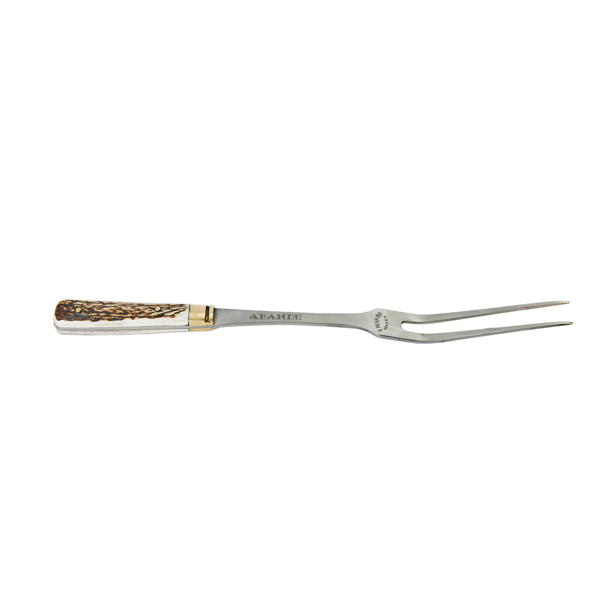 Carving Set With Deer Antlers & Wood Handles - Pampa's Way