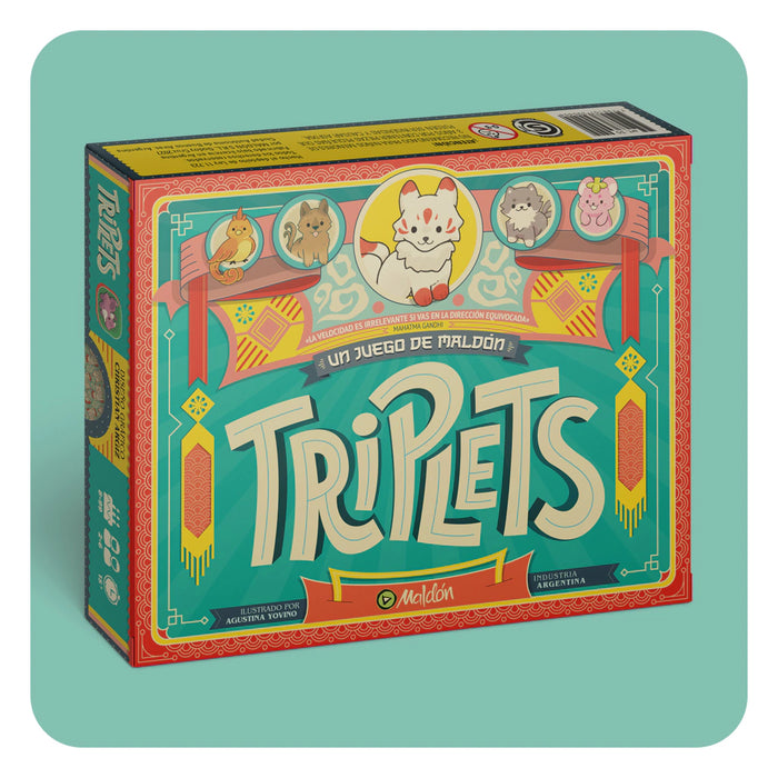 Maldón | Dynamic & Fast: Triplets Board Game for Family & Friends | Playful Excitement