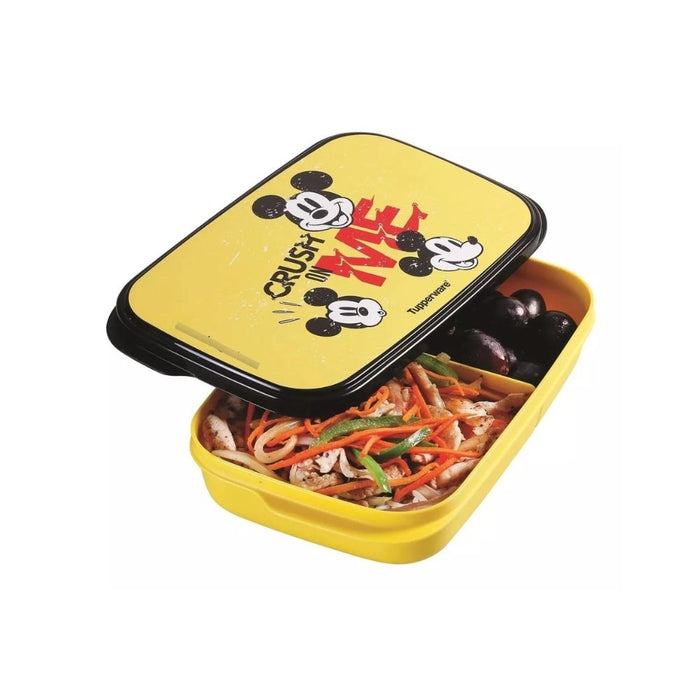 Tupperware Tupper Slim Lunch Box With Micky Mouse Kids Design, 590 ml / 19.95 fl oz