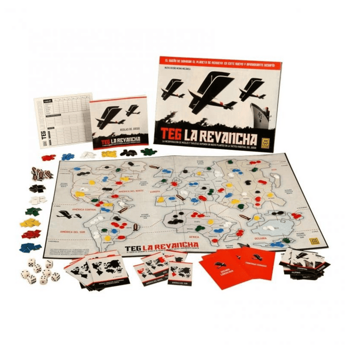 T.E.G La Revancha Juego De Mesa Classic Argentinian Strategy War Board Game By YETEM (Includes Expansion)
