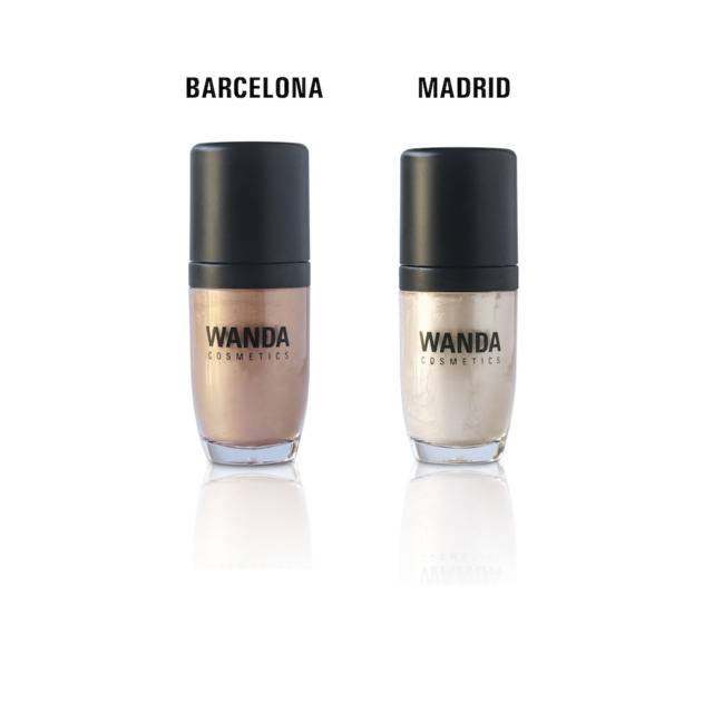 Wanda Nara Cosmetics Iluminadores Líquidos Madrid Champagne Color Glow Liquid Highlighter