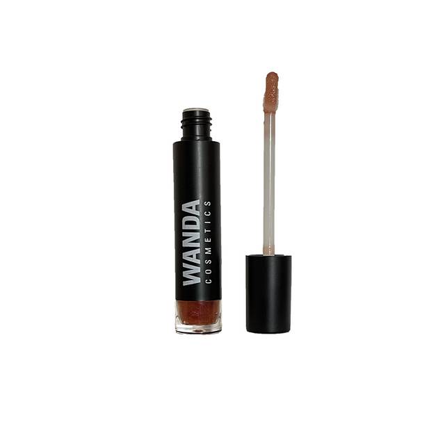 Wanda Nara Cosmetics Lip Gloss Voluminizador con Mentol Nápoles Plumping Reddish Volumizing Lipstick