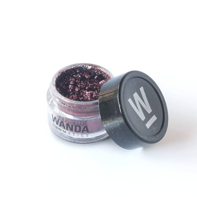 Wanda Nara Cosmetics Perlas Siliconadas Tailandia Maquiagem Siliconizada Pigmentos em Pó - Cor Borgonha 