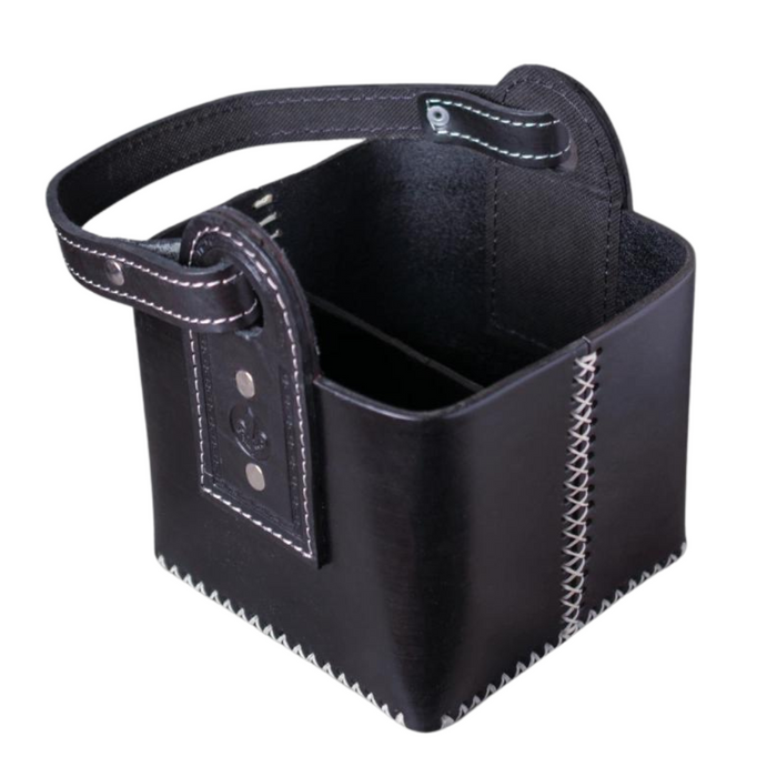 Mate de Cuero 100% Leather Mate Basket - Perfect for Carrying Your Mate Gear in Style and Comfort