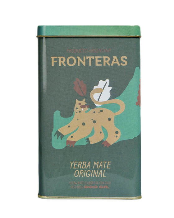 Fronteras Yerba Mate Can Original with Stems, 500 g / 1.1 lb
