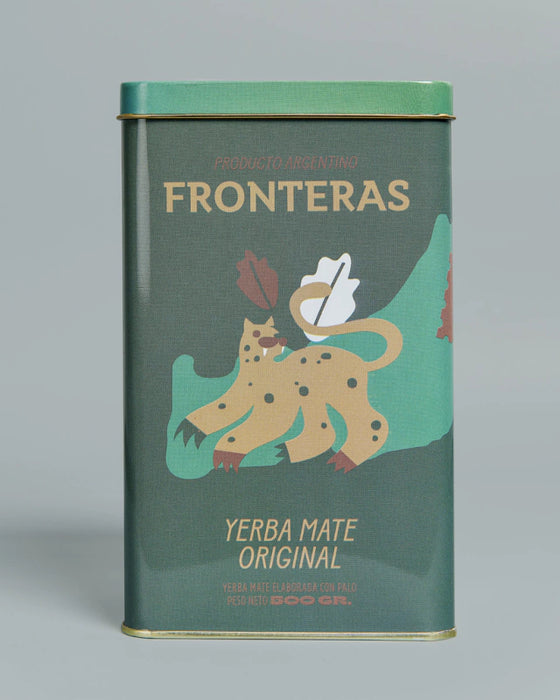 Fronteras Yerba Mate Can Original with Stems, 500 g / 1.1 lb