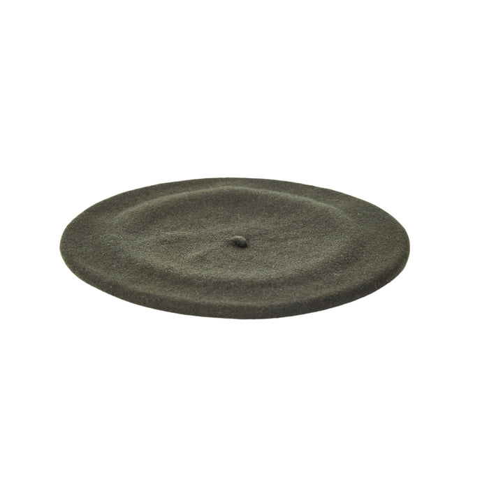 Stylish Tolosa Wool Beret without Binding (Various Colors Available)