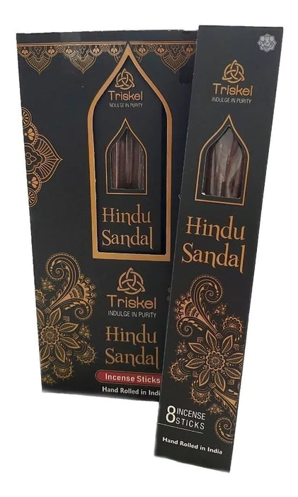 Mundo Hindú | Imported Indian Incense Triskel Amogh Masala - 12 Units | Indian Culture