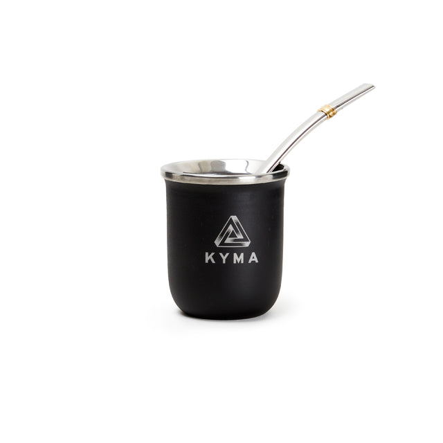 Kyma Stainless Steel Mate Set - Thermal Mate, Includes Mate Straw "Bombilla"