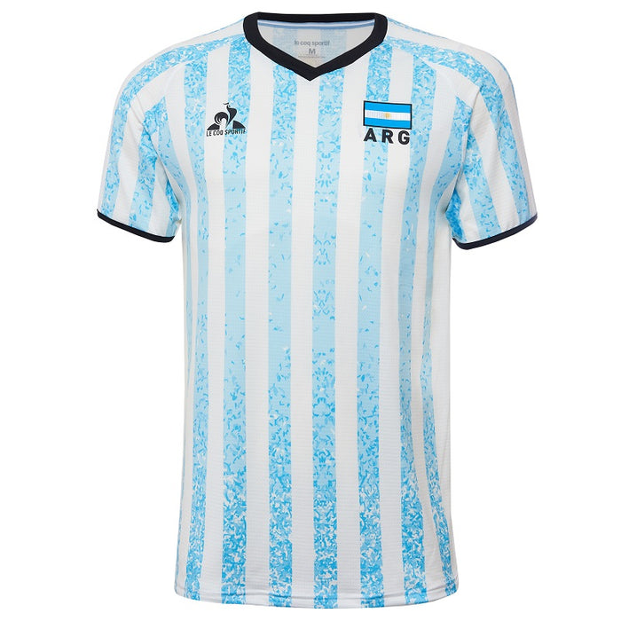 Remera Camiseta Voley Official Argentine Volleyball Team Shirt Lecoq Sportif With Sleeves 2023