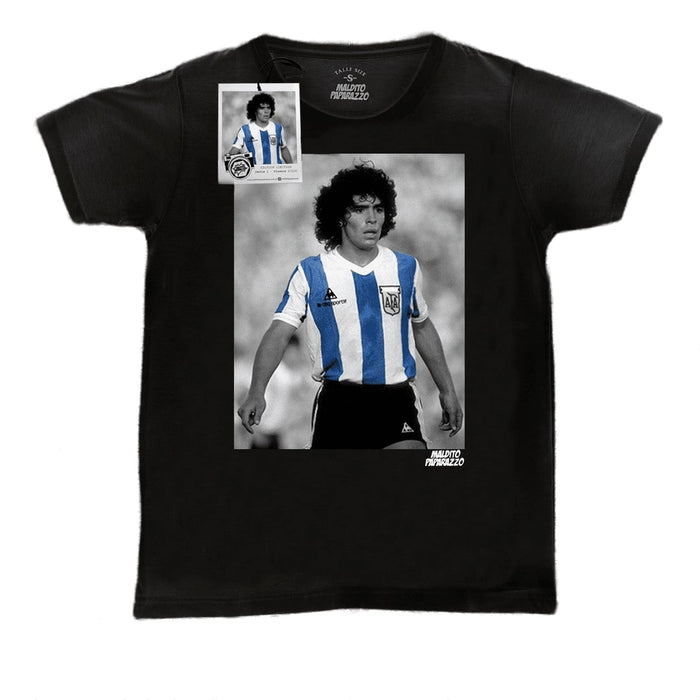 Maldito Paparazzo Remera Camiseta T-shirt Diego Armando Maradona "El Diego de Argentina" (Various Colors Available)