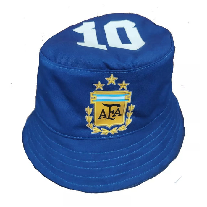 Piluso Argentina Champion Hat with AFA 3 Stars Shield Design - Authentic Dibu Style