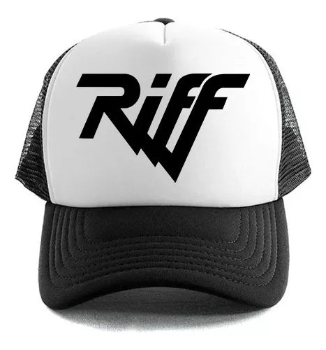 Gorra Trucker Cap of the Argentine Rock Band Riff With Adjustable Closure Made in Cotton